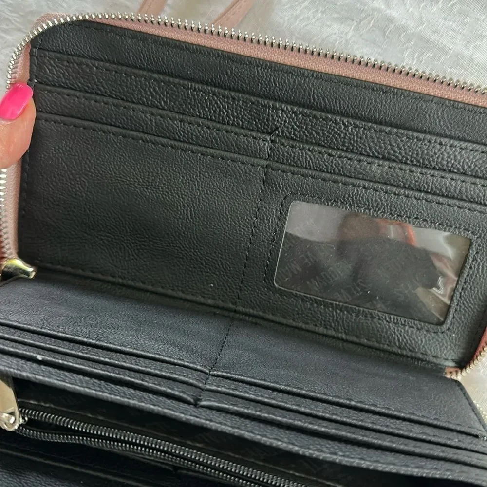 Steve Madden Pink Wallet Wristlet